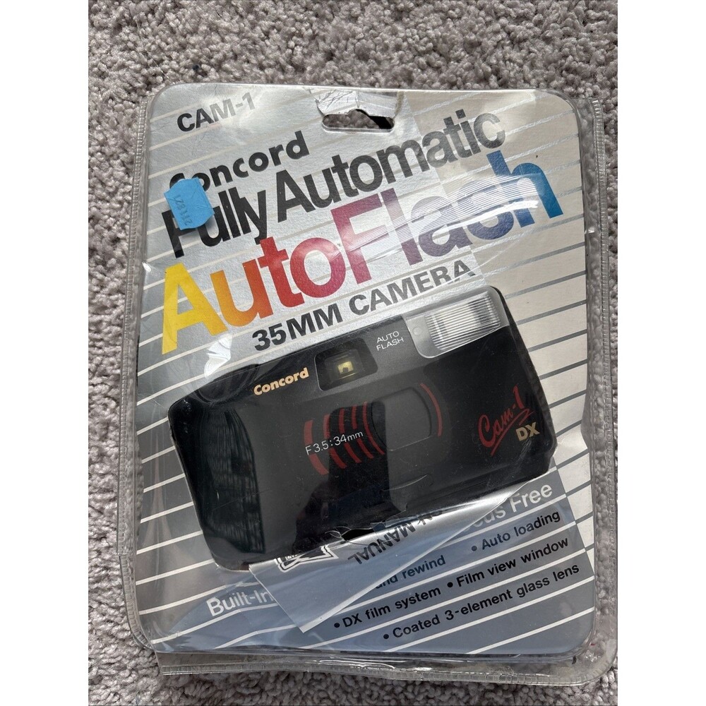 CAM-1 Concord Fully Automatic Auto Flash 35mm Camera